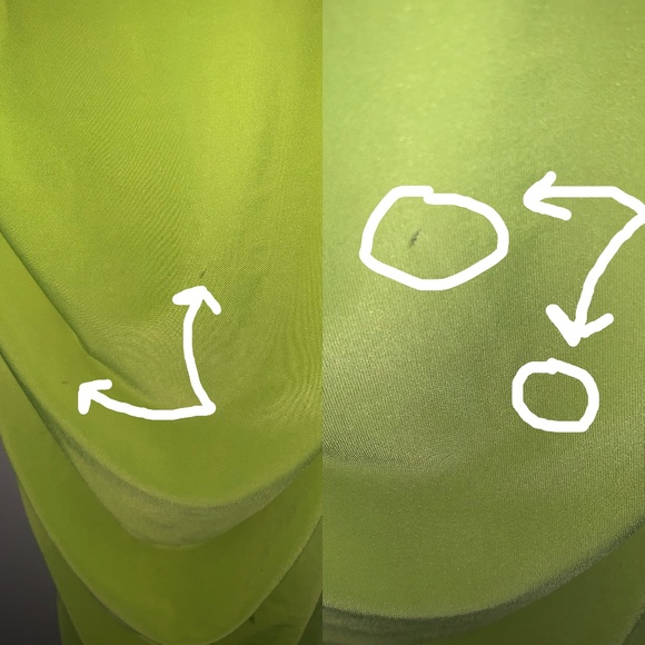 Neon Yellow, Midi, Bodycon Ruched Dress - Picture 6 of 8